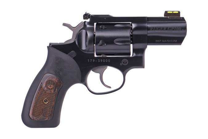 RUGER 1790 GP100 CARRY 357 MAGNUM BLUED 2.5" BBL