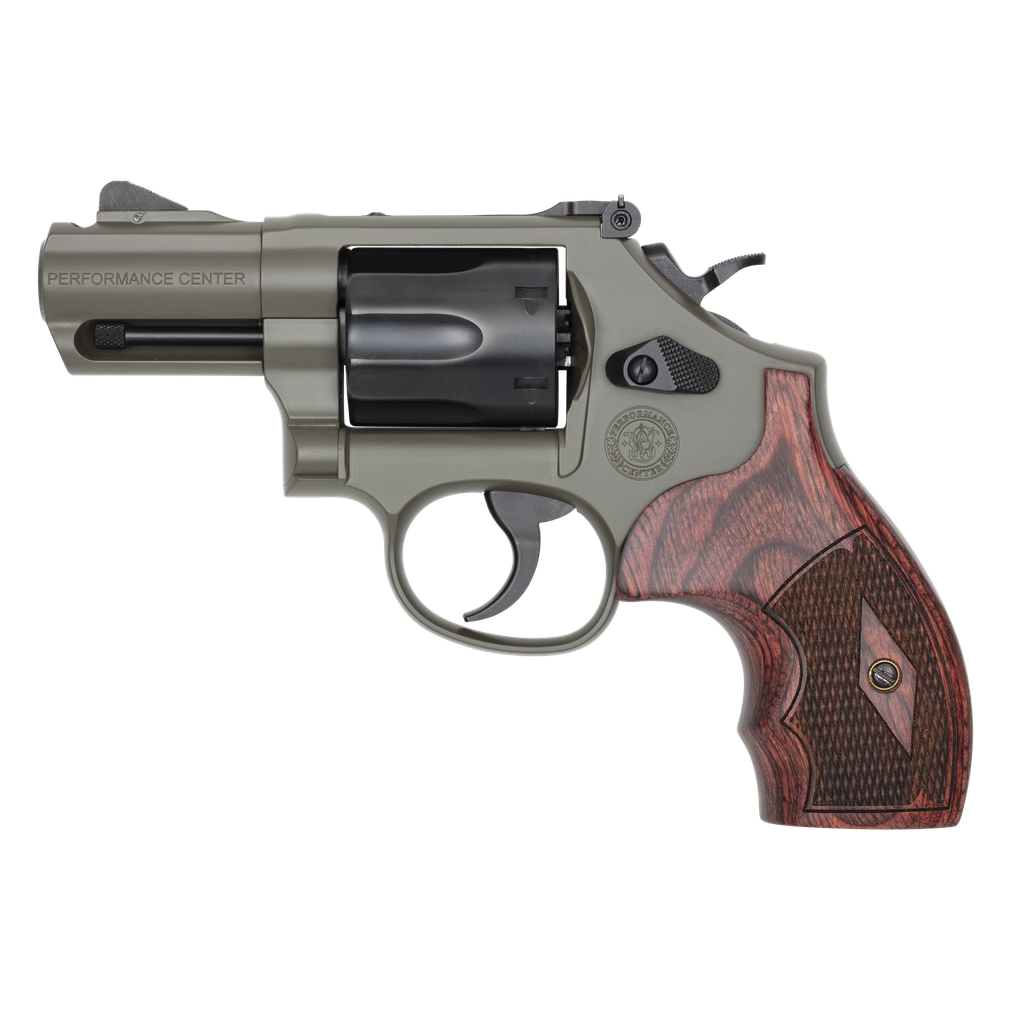 SMITH & WESSON 14451 MODEL 19 CARRY COMP OD GRN 357 MAGNUM
