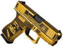 GLOCK UX4350204NDGE G43X D.O.G.E. 9MM 10+1 3.41" GLAMOUR GOLD CERAKOTE