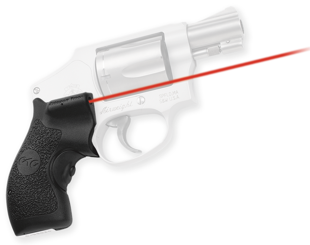 CRIMSON TRACE LG-105 LASER-GRIPS RED LASER SMITH & WESSON J-FRAME ROUND BUTT 011870