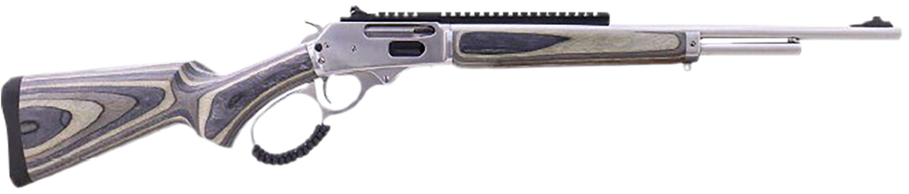 ROSSI R95 444 MARLIN 5+1 18" MATTE STAINLESS THREADED BARREL, STAINLESS POLISHED STAINLESS STEEL RECEIVER, FIXED LAMINATE STOCK