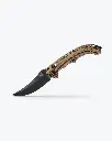 BENCHMADE 865BK-01 MINI BEDLAM MANUAL OPEN CPM-S90V STEEL
