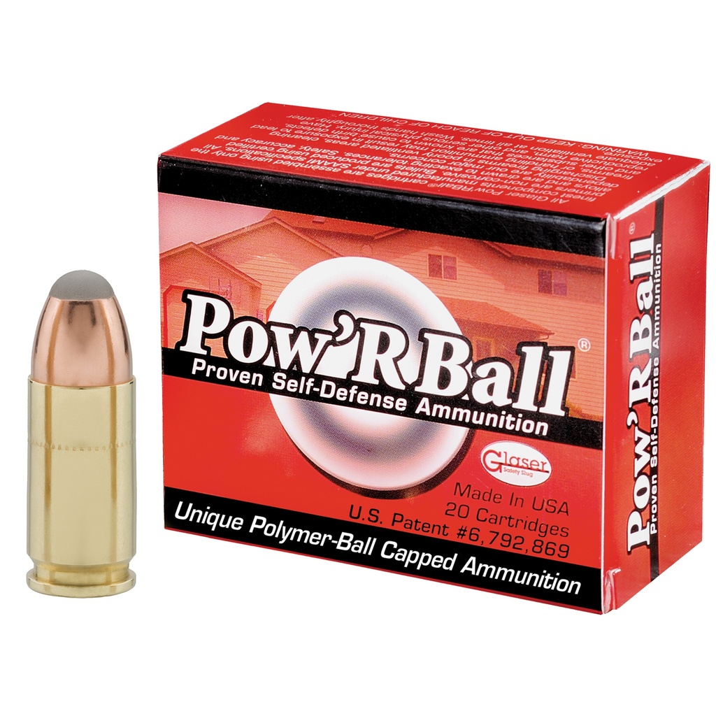 CORBON PB09100 POW'RBALL 9MM +P 100 GRAIN 