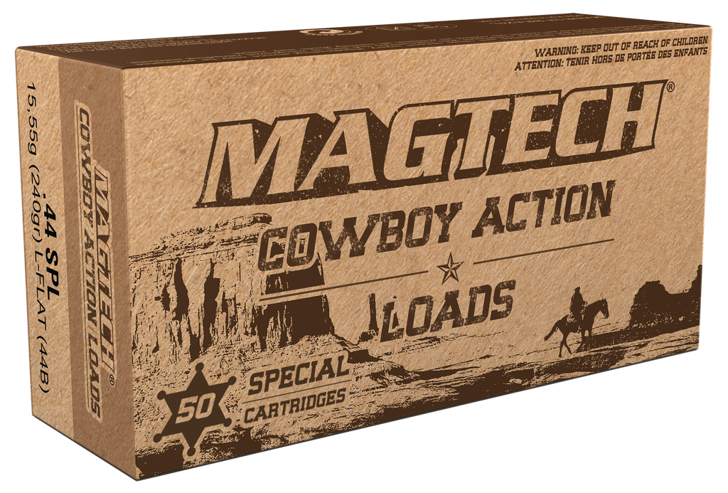MAGTECH 44B COWBOY ACTION 44 S&W SPECIAL 240 GR LEAD FLAT NOSE 50 RNDS