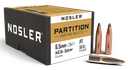 NOSLER 16321 PARTITION 6.5 MM 140 GRAIN SPITZER 50 CNT