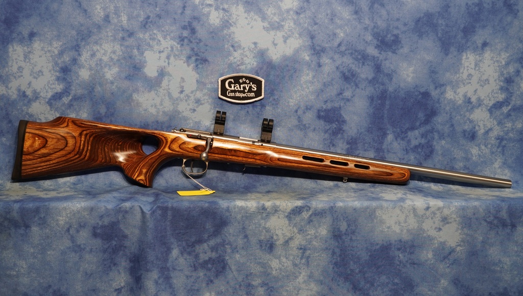 USED SAVAGE MARK II STAINLESS LAMINATE HVY BBL 22 LR
