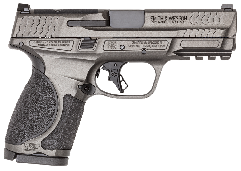 SMITH & WESSON 14101 M&P M2.0 COMPACT 9MM  15+1 4" BBL TUNGSTEN GRAY