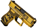 GLOCK UX4350201FRDGE G43X D.O.G.E. SUB-COMPACT  9MM 10+1 3.41" GLAMOUR GLOCK GOLD