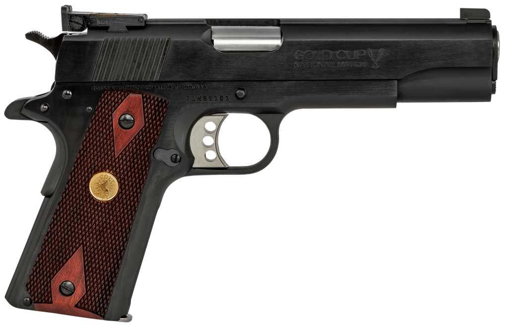 COLT MFG O5873A1 1911 GOVERNMENT GOLD CUP NATIONAL MATCH 38 SUPER 9+1 5"