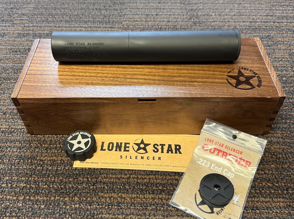LONE STAR SILENCER RIDER308 OUTRIDER 308 TITANIUM