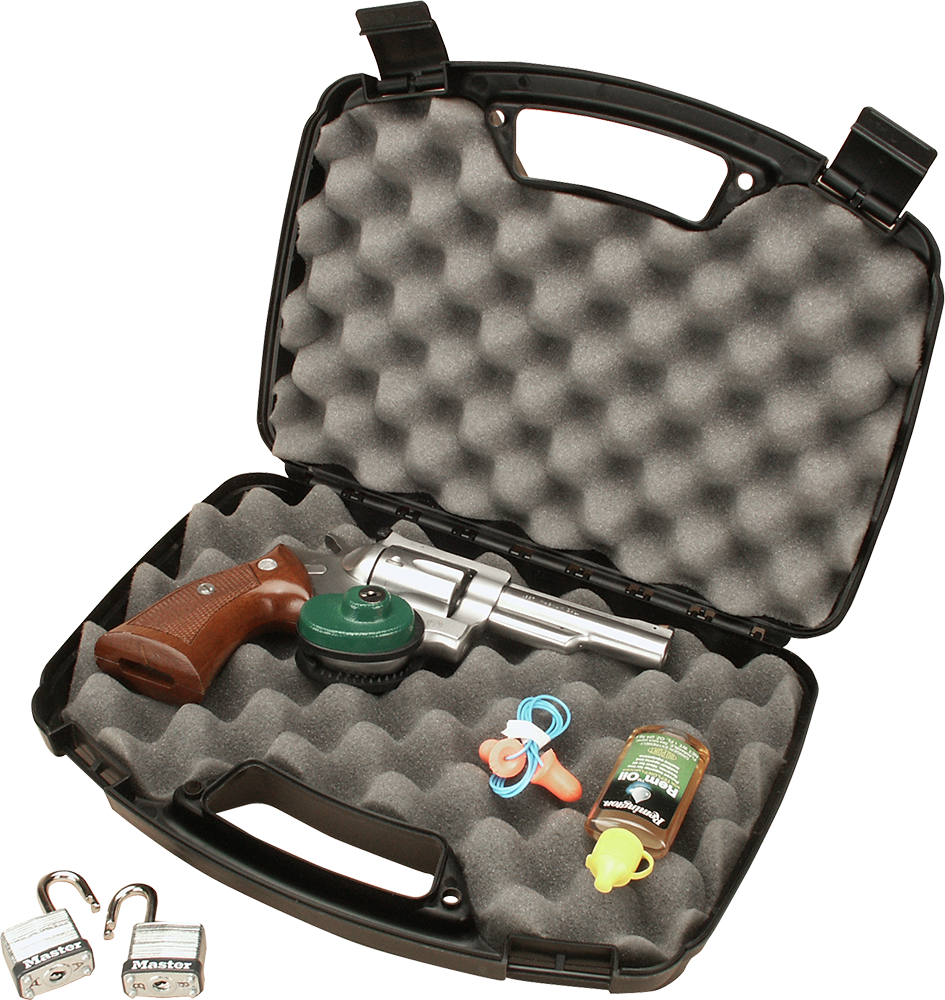 MTM CASE-GARD 80740 SINGLE HANDGUN CASE 13" BLACK HANDGUN POLYPROPYLENE