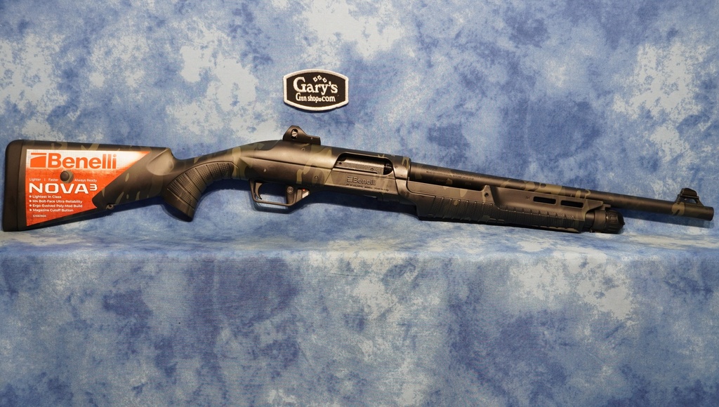 BENELLI 21505 NOVA 3 TACTICAL 12 GA 3" 18.5" BBL MULTI CAM BLACK