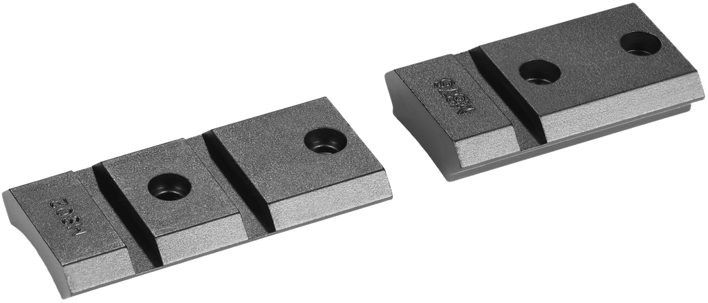 WARNE M902/876M 2 PIECE STEEL BASES FOR REMINGTON 700 STYLE ACTIONS