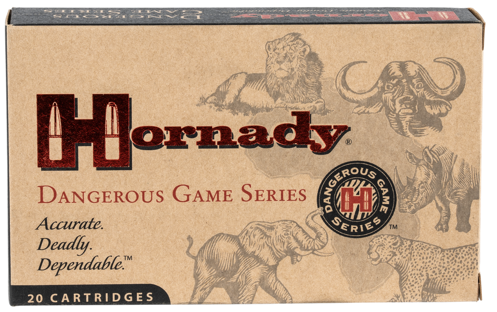 HORNADY 8231 DANGEROUS GAME 375 RUGER 270 GRAIN INTERLOCK SPIRE POINT 20 RNDS