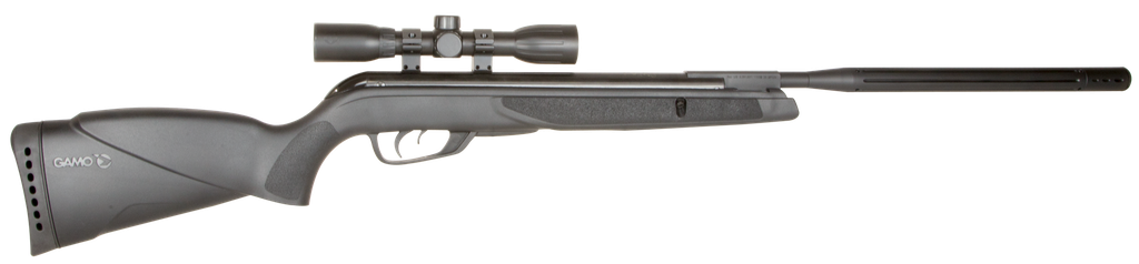 GAMO 6110067854 WILDCAT WHISPER AIR RIFLE GAS PISTON 177 1RD SHOT FLUTED