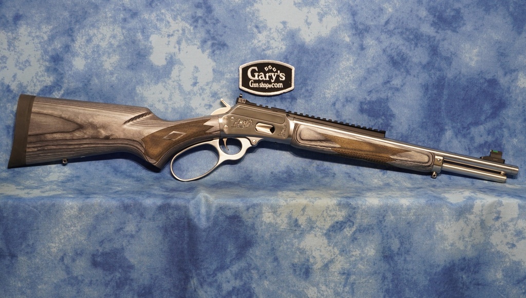 CUSTOM & COLLECTABLE MARLIN 1894 WILDLIFE SERIES MOUNTAIN LION 357 MAG 