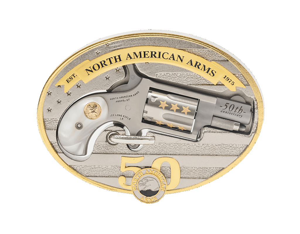 NORTH AMERICAN ARMS NAA-22LR-BBO-50 MINI-REVOLVER W / BUCKLE 22 LR 5 SHOT 