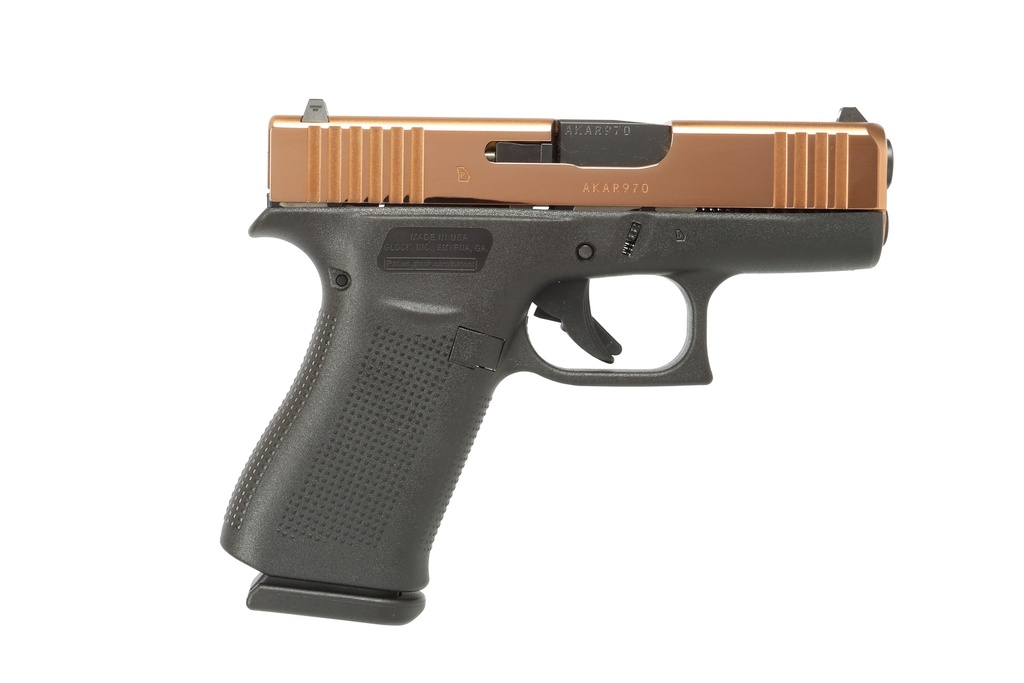 GLOCK GLUX4350204RG G43X 9MM ROSE GOLD 3.39" 10+1