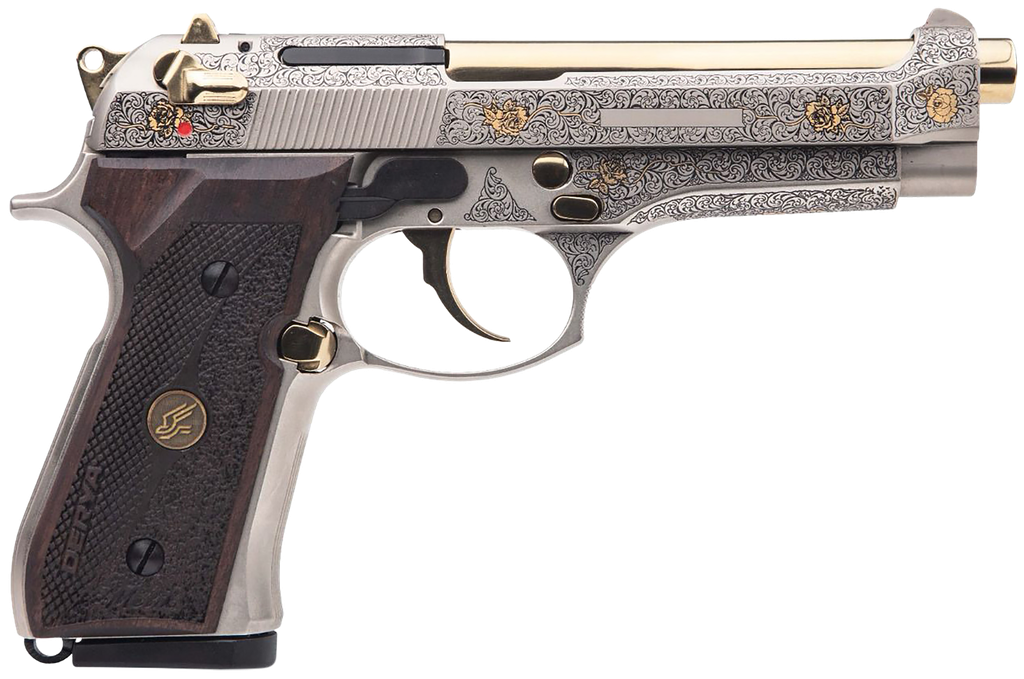 DERYA FIREARMS 15L.FLR.MELIK9.TR MELIK FIGHT LIMITED 9MM 15+1 4.90" GOLD 