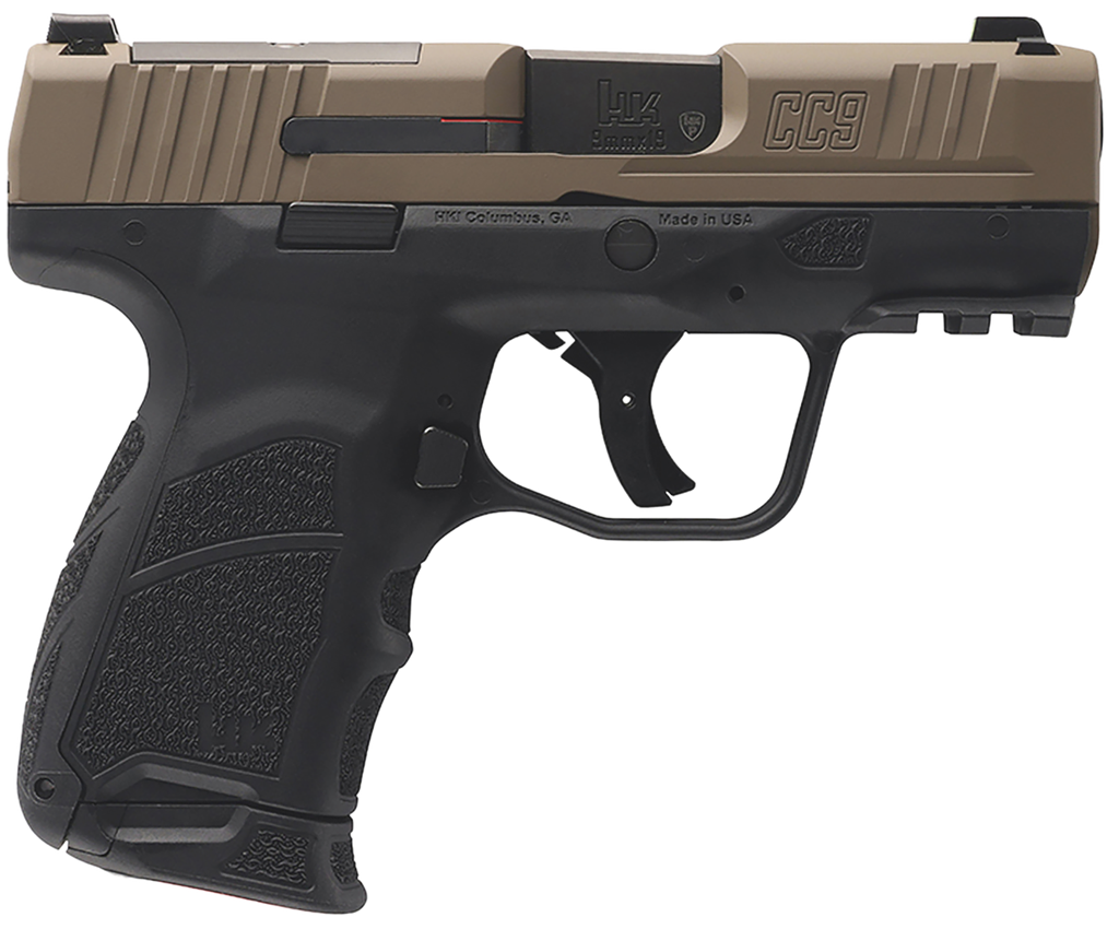 HECKLER & KOCH 81001193 CC9 9MM 10+1 3.32" BLACK FDE OPTIC READY