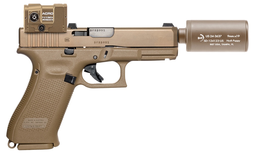 B&T USA BT-HUSH-PUPPY-KIT-CT-CSTM 19X 9MM HUSH PUPPY WITH ACRO