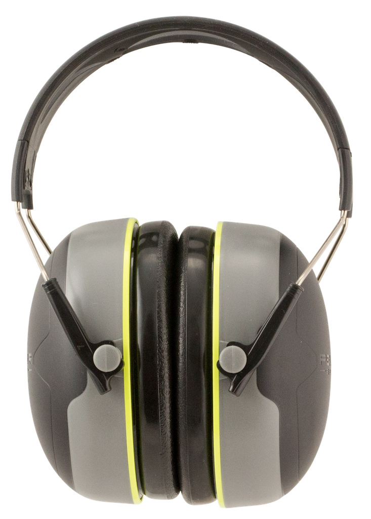 PELTOR 97041 SPORT BULL'S EYE 27 DB OVER THE HEAD GRAY/BLACK ADULT 1 PAIR