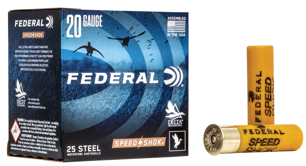 FEDERAL WF2092 SPEED-SHOK 20 GA 3" 7/8OZ 2 SHOT 25 RNDS