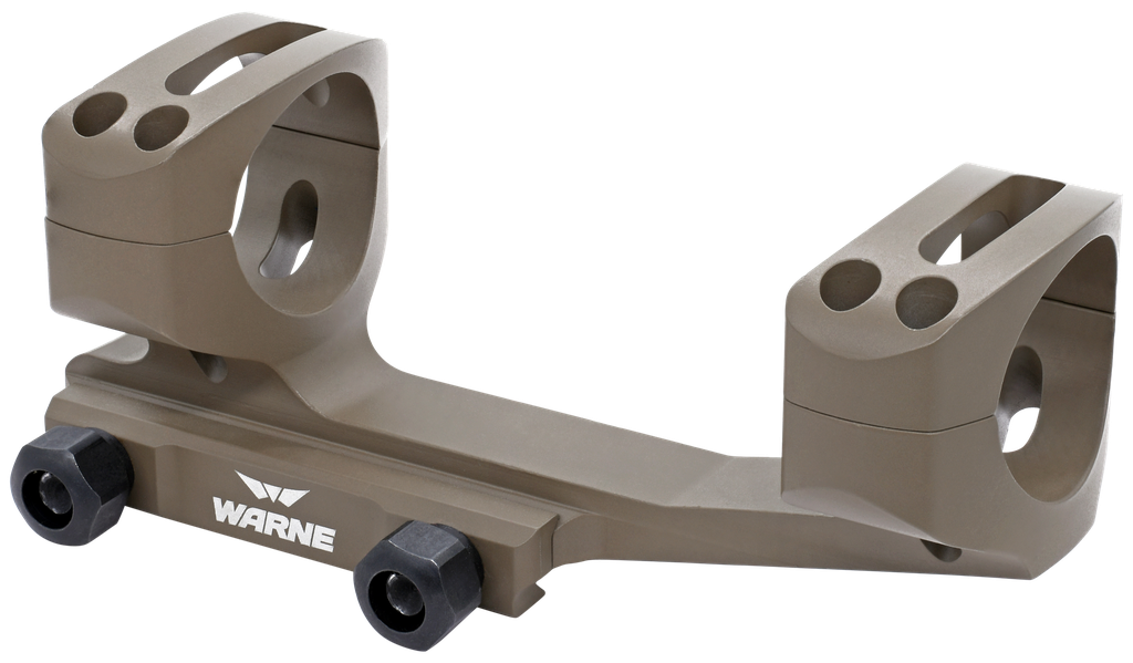 WARNE XSKEL30DE X-SKEL SCOPE MOUNT FLAT DARK EARTH CERAKOTE 30MM