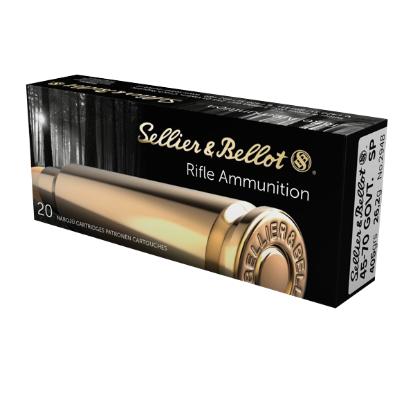 SELLIER & BELLOT SB4570A RIFLE 45-70 GOV'T 405 GRAIN SOFT POINT 20 PER BOX
