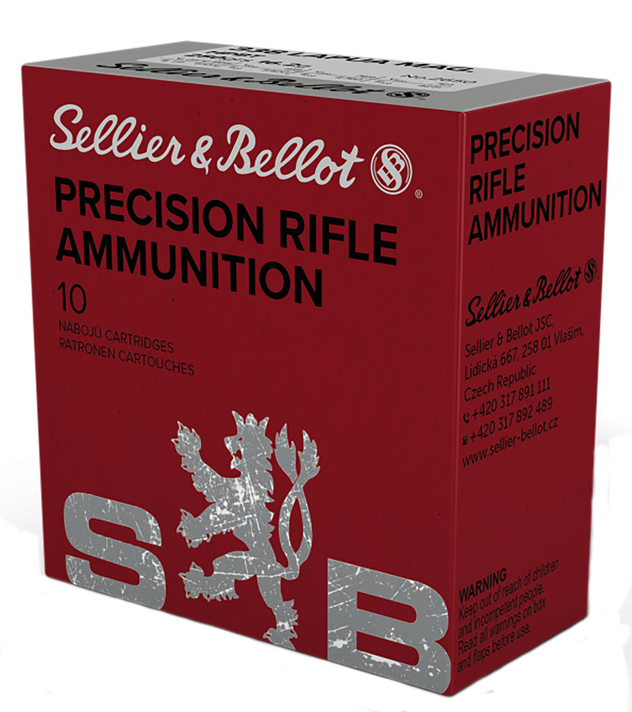 SELLIER & BELLOT SB338LMA RIFLE 338 LAPUA MAG 250 GR HOLLOW POINT BOAT TAIL 10 PER BOX