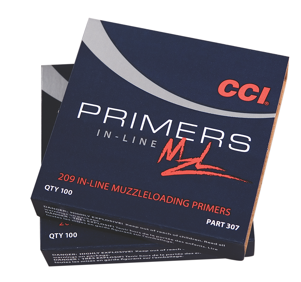 CCI 0307 IN-LINE MUZZLELOADER PRIMERS 100 CNT
