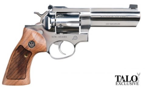 RUGER 1777 GP100 357 MAGNUM POLISHED STAINLESS 4" BBL 