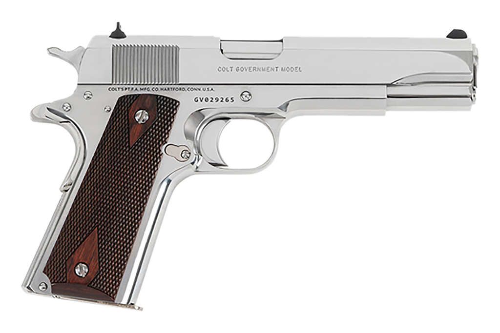 COLT O1911CBS38 1911 GOVERNMENT 38 SUPER 9+1 5" BBL BRIGHT STAINLESS