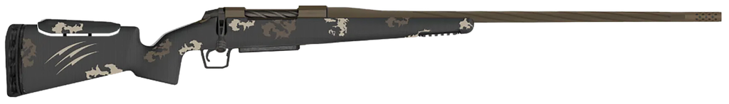 FIERCE FIREARMS FRXP6CM20MB TWISTED RIVAL XP FULL SIZE 6MM CREEDMOOR 4+1 20" FLUTED THREADED BARREL, MIDNIGHT BRONZE CERAKOTE