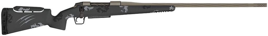 FIERCE FIREARMS FRXP7PRC24TP TWISTED RIVAL XP FULL SIZE 7MM PRC 3+1 24" TUNGSTEN GRAY CERAKOTE FLUTED THREADED BARREL