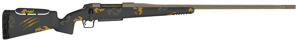 FIERCE FIREARMS FRXP7PRC22SBH TWISTED RIVAL XP FULL SIZE 7MM PRC 3+1 22" SMOKED BRONZE CERAKOTE FLUTED THREADED BARREL