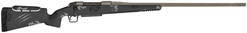 FIERCE FIREARMS FRXP300PRC24TP TWISTED RIVAL XP FULL SIZE 300 PRC 3+1 24" TUNGSTEN CERAKOTE FLUTED THREADED BARREL