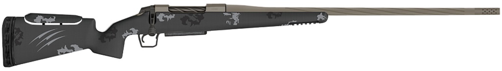 FIERCE FIREARMS FRXP300PRC22BU TWISTED RIVAL XP FULL SIZE 300 PRC 3+1 22" BLACK CERAKOTE MATCH GRADE BARREL, BLACK CERAKOTE 