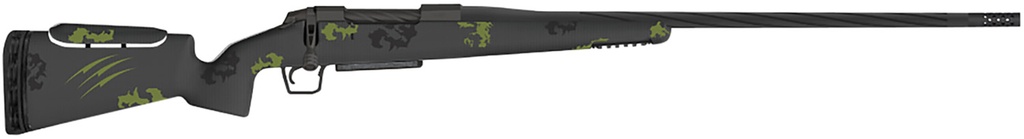 FIERCE FIREARMS FRXP308WIN24BF TWISTED RIVAL XP FULL SIZE 308 WIN 4+1 24" BLACK CERAKOTE FLUTED THREADED BARREL,