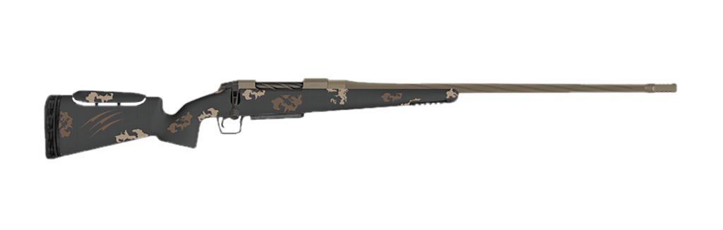 FIERCE FIREARMS FRXP7MMBC20BRS TWISTED RIVAL XP FULL SIZE 7MM BC 3+1 20" SMOKED BRONZE CERAKOTE FLUTED THREADED BARREL