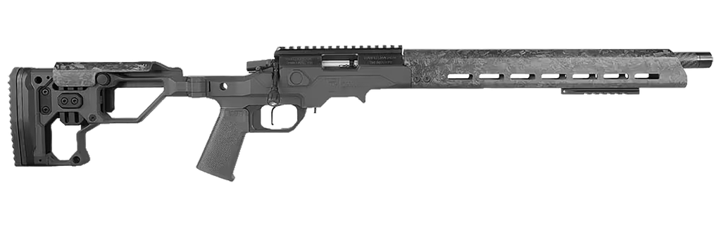 CHRISTENSEN ARMS 8011202001 MPR 22 LR 10+1 18" CARBON FIBER MATCH GRADE THREADED BARREL, BLACK NITRIDE PICATINNY RAIL RECEIVER, M-LOK HANDGUARDS