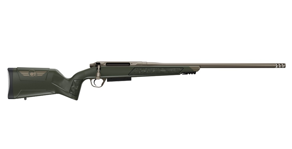 CHRISTENSEN ARMS 8011504900 EVOKE 375 H&H 3+1 22" BURNT BRONZE CERAKOTE THREADED BARREL & STEEL DRILLED & TAPPED RECEIVER