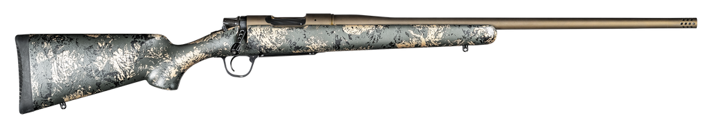 CHRISTENSEN ARMS 8010107300 MESA FFT 6.5 CREEDMOOR 4+1 20" THREADED BARREL, BURNT BRONZE CERAKOTE, GREEN WITH BLACK/TAN WEBBING STOCK