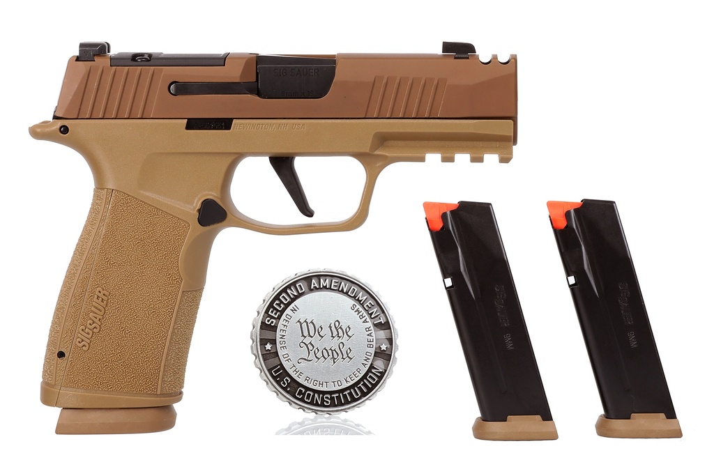 SIG SAUER 365XCA-9-CXR3P-COMP-2A P365X-MACRO COMP 2A 9MM COYOTE 3"