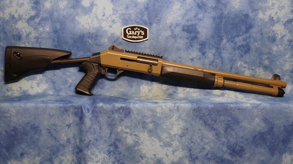 BENELLI 11788 M4 922R 12 GA 3" 18.5" BBL TACTICAL FDE 