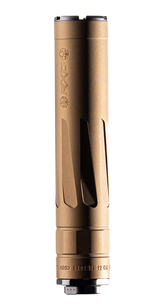 RUGER X DEAD AIR RXD22TIBB 22 CAL TITANIUM SILENCER BURNT BRONZE 1/2"X28