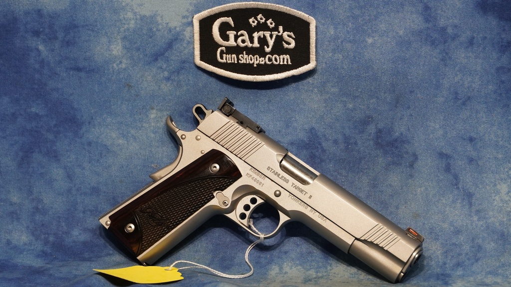 USED KIMBER STAINLESS TARGET II 9MM 5" ADJ SIGHT