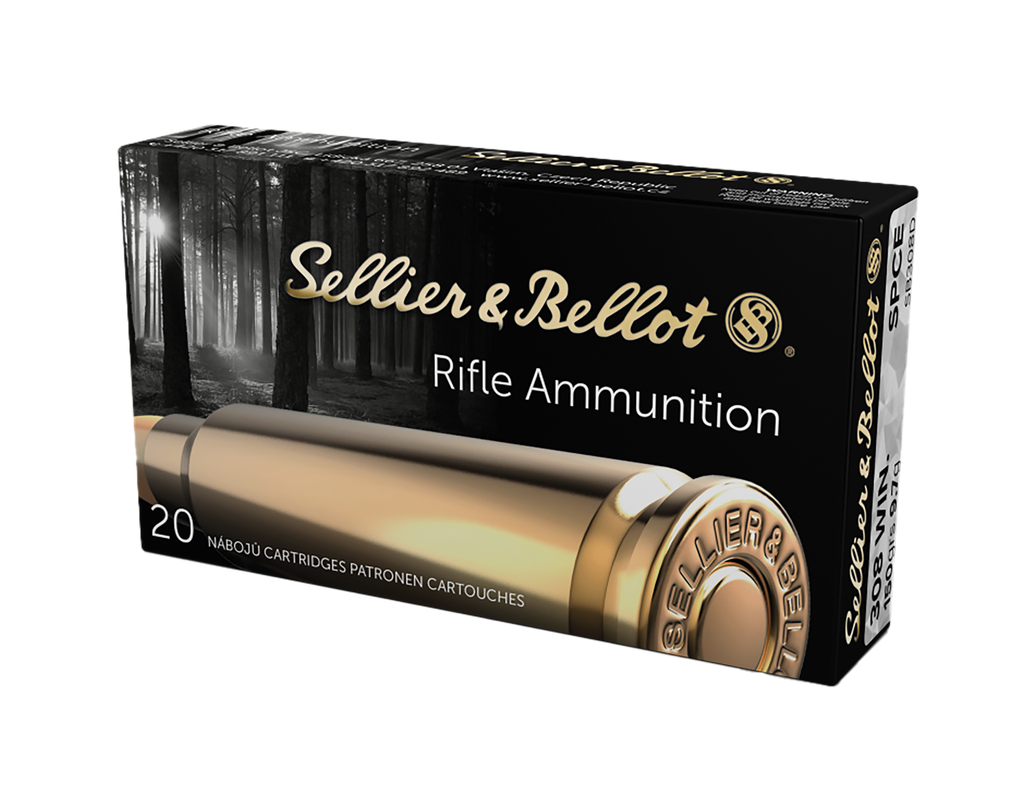 SELLIER & BELLOT SB308D 308 WIN 150 GRAIN SOFT POINT CUT THROUGH EDGE 20 RNDS