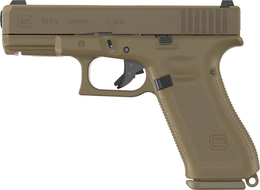 GLOCK UV1950703X G19X V 9MM 17 RNDS 4.02 BBL COYOTE NPVD 
