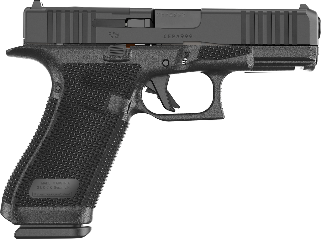GLOCK P64550201 G45 GEN6 CROSSOVER FRAME 9MM LUGER 10+1 4.02" BLACK GMB BARREL, BLACK NDLC STEEL